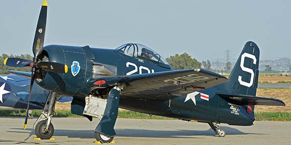 Grumman F8F-2 Bearcat N7825C, April 29, 2016